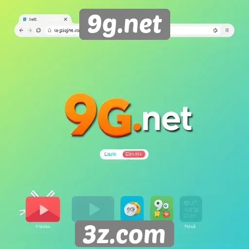 Análise da interface do usuário do 9g.net